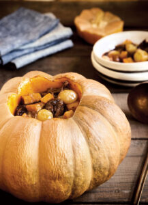 Spicy Beef Stew in a Pumpkin Shell Image